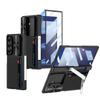 Suitable for Samsung Z Fold7 Mobile Phone Case Folding Screen Business Leather Card Bag Push Window Magnetic Suction Protection Case