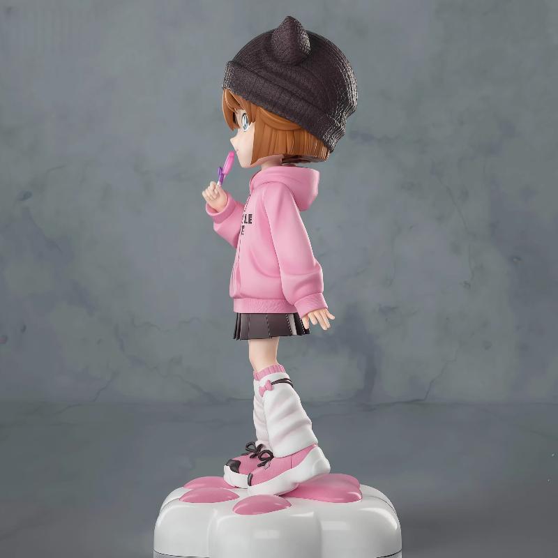 19cm Detective Conan Haibara Ai Anime Gk Figure Collectible Model Desk Decoration Car Ornament Gift For Fans