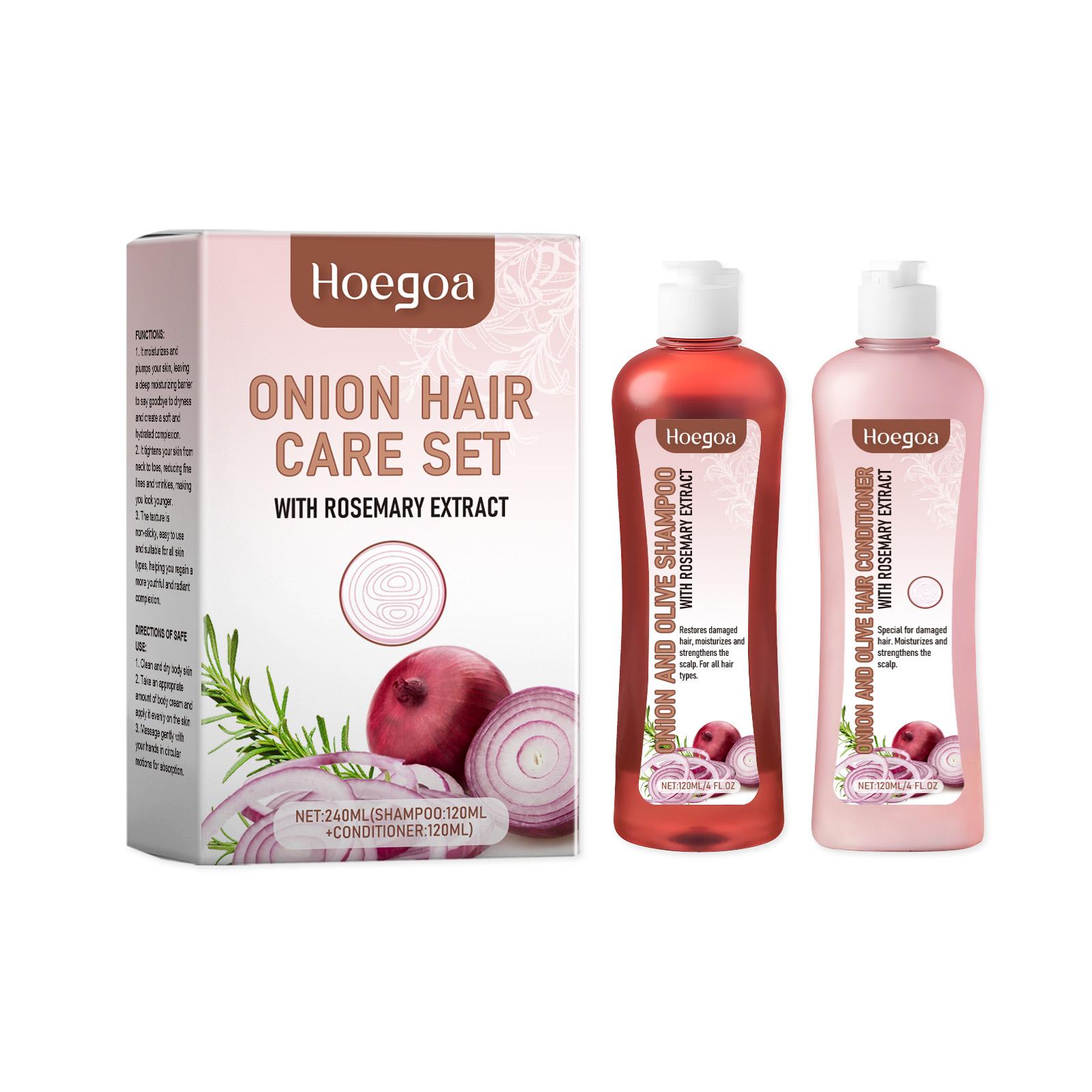 

Набор шампуней Hoegoa Onion Rosemary Nourish & Repair Dry & Frizzy Smooth & Shine Conditioner Set