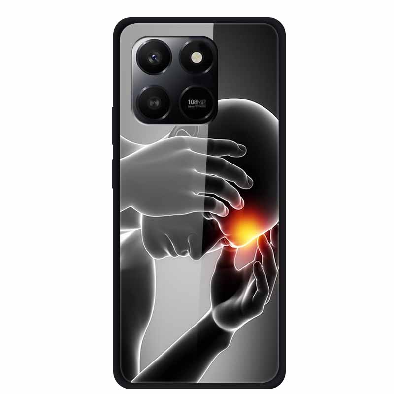 Glass Case For Honor X7d Play 10T 5G Case Soft Bumper Hard Tempered Glass Back Cover For Honor 400 Smart 2025 Phone Cases Fundas