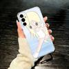 Angel Bunny Girl   Phone Case For SamsungA10,12,20,21S,30,31,40,50,51,52,70,71 Transparent Cover