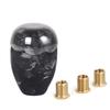 ZS Simple Aluminum Alloy Shift Knob with 3 Adapters for MT Cars, AT Cars,
