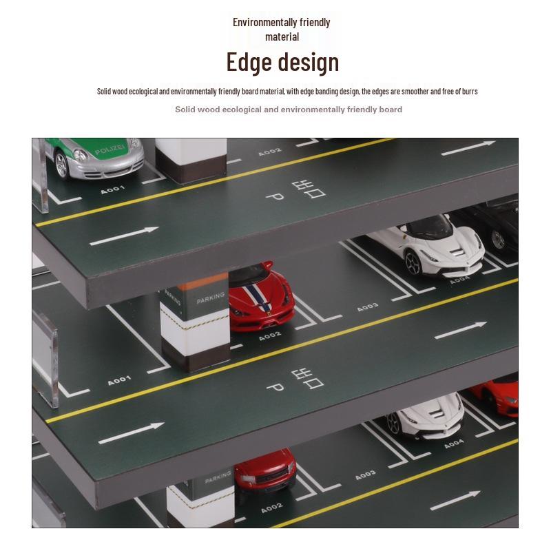 1:64 Die-cast Car Parking Garage and Display Rack