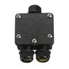 Waterproof IP68 Cable Connector 3 Way External Electrical Junction Box Plastic Cable Wire Connector