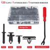 121PCS Fender Clips For 2007- Jeep Wrangler JL JK & 2005-2010 Grand Cherokee, Retainer Push P 6030441, Plastic Rivets 6506007AA, Rocker Molding Clips