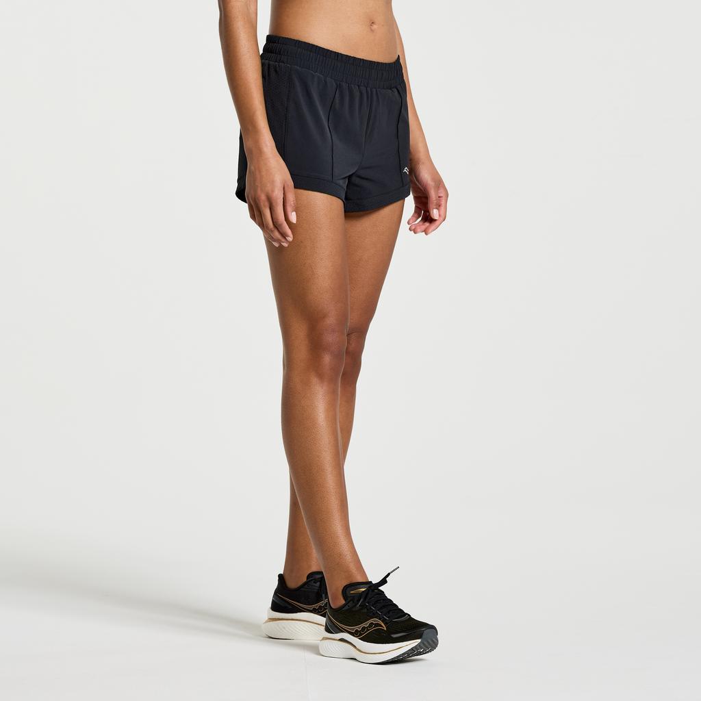 [saucony] Women's Outpace 3-inch Shorts SAW800422-BK