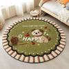 Cartoon Puppy Rug: Dirt-Resistant, Easy-Clean Decorative Mat for Living Room, Sofa, Coffee Table, or Outdoor Camping