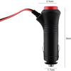 12V 24V Male Auto Car Motorcycle Cigarette Lighter Socket Plug Connector On Off Switch 1m Universal Connector Switch