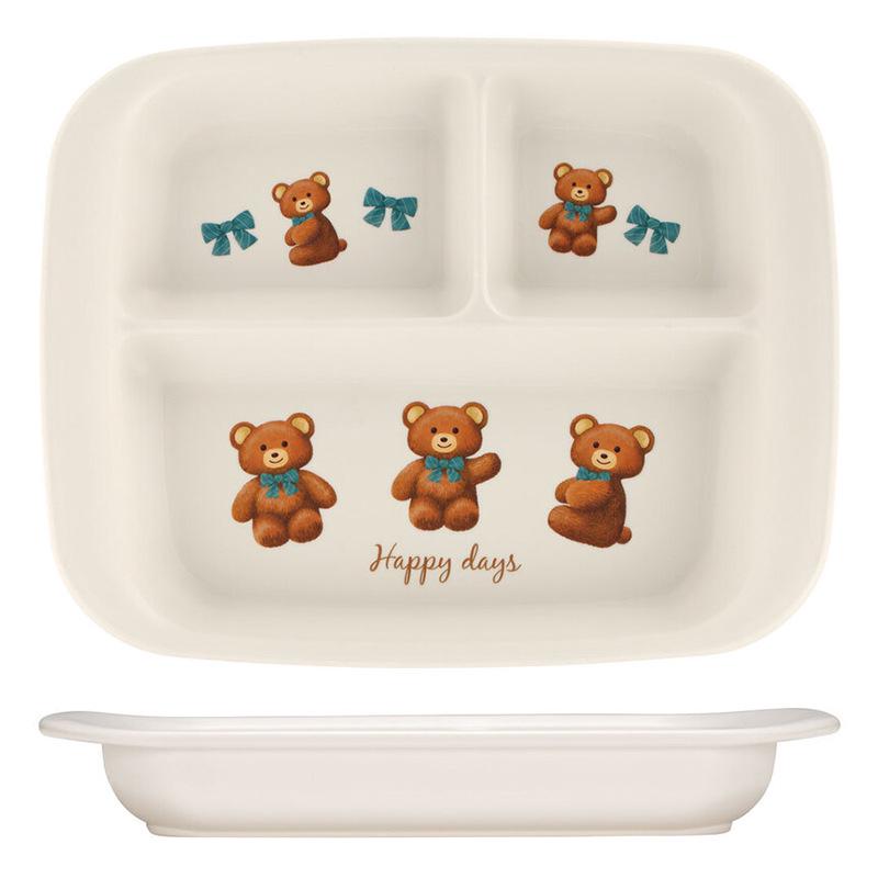 Japanese Skater 3-Compartment Children s Breakfast & Fruit Plate