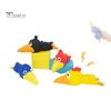 Dog Fetch Toy Large Head Chicken Latex Chew for Aggressive Training Chewers Squeaky Bite-Resistant Fun Interactive Play Medium Dogs Cartoon Shaped