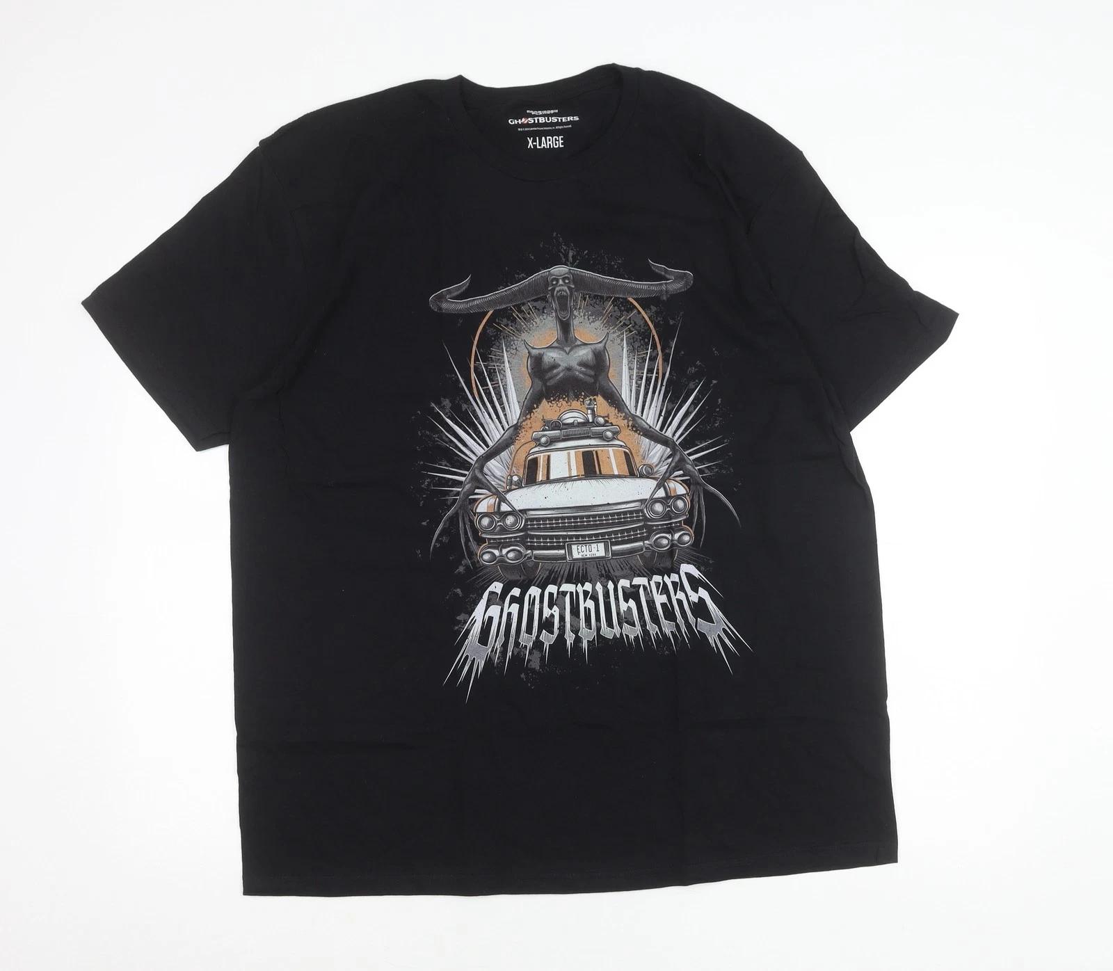 Forbidden Planet Men’s Black Ghostbusters XL Graphic T-Shirt 3XL