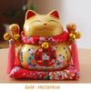 6 Inch Ceramic Maneki Neko Figurine Fortune Cat Money Box Colored Cat Piggy Coin Bank Home Decoration Gift Feng Shui Ornament