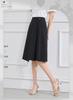 Umbrella Skirt Summer Style Commuting Age Reduction Solid Color Medium to Long Women's Half length Skirt