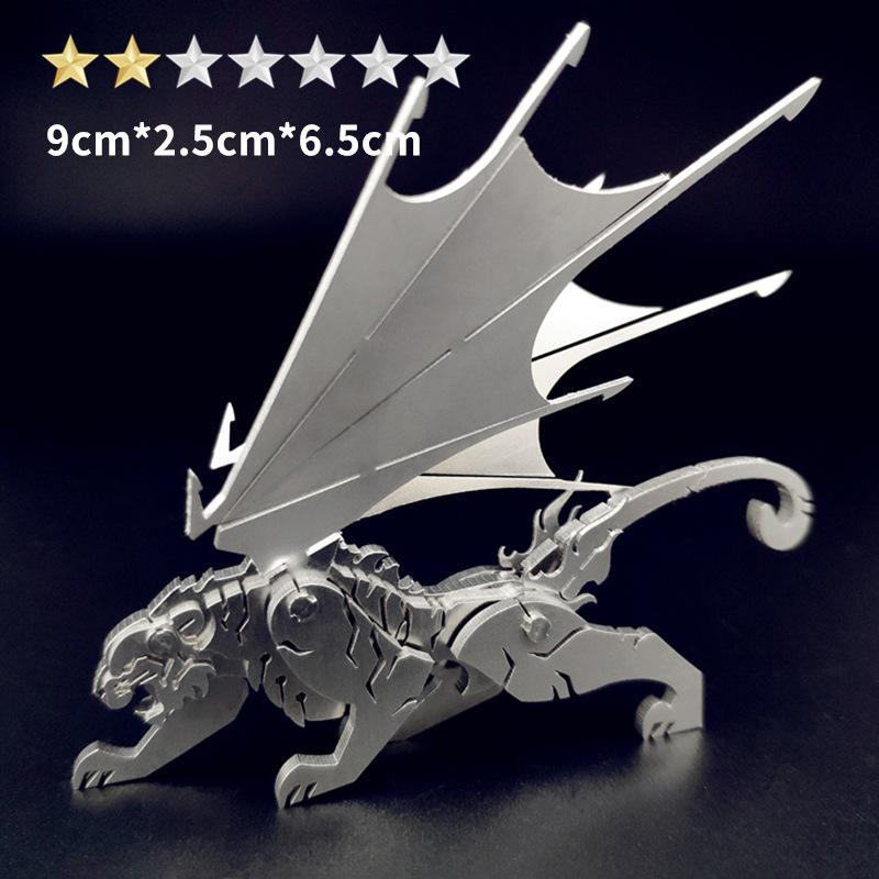 3D Metal Scorpion Jigsaw Puzzle - Mechanical Assembly Toy for Kids