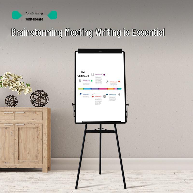 Deli Magnetic Easel Whiteboard with Tripod Stand