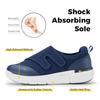 FitVille Men's Wide, Lightweight Nursing Shoes, Fits 6E, 4E, and 2E, Adjustable, Easy To Put On, Rehabilitation Shoes, Elderly Shoes, Comfortable, Bre