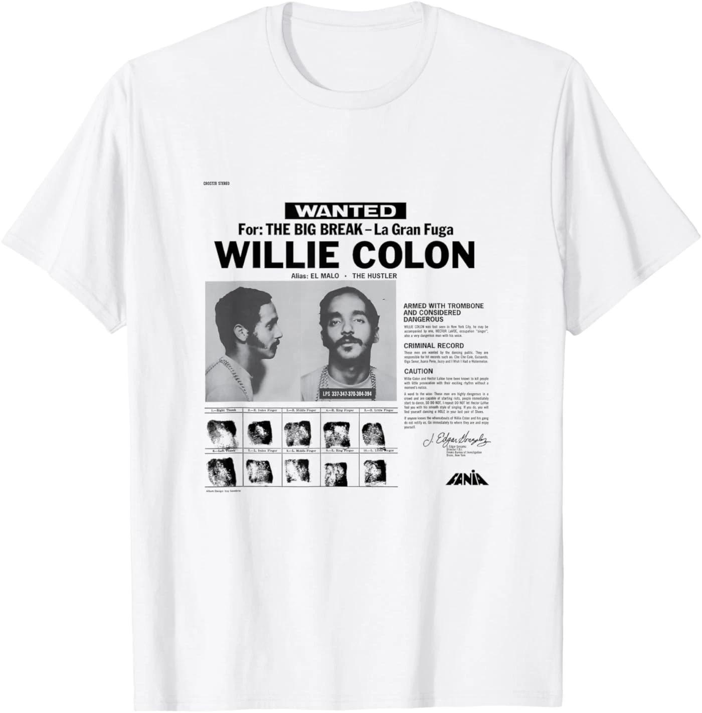 Willie Colón Most Wanted T-Shirt XL