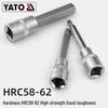 YATO 1/2" Hex Screwdriver Socket Set, S2 Batch Head, Chrome Vanadium Steel