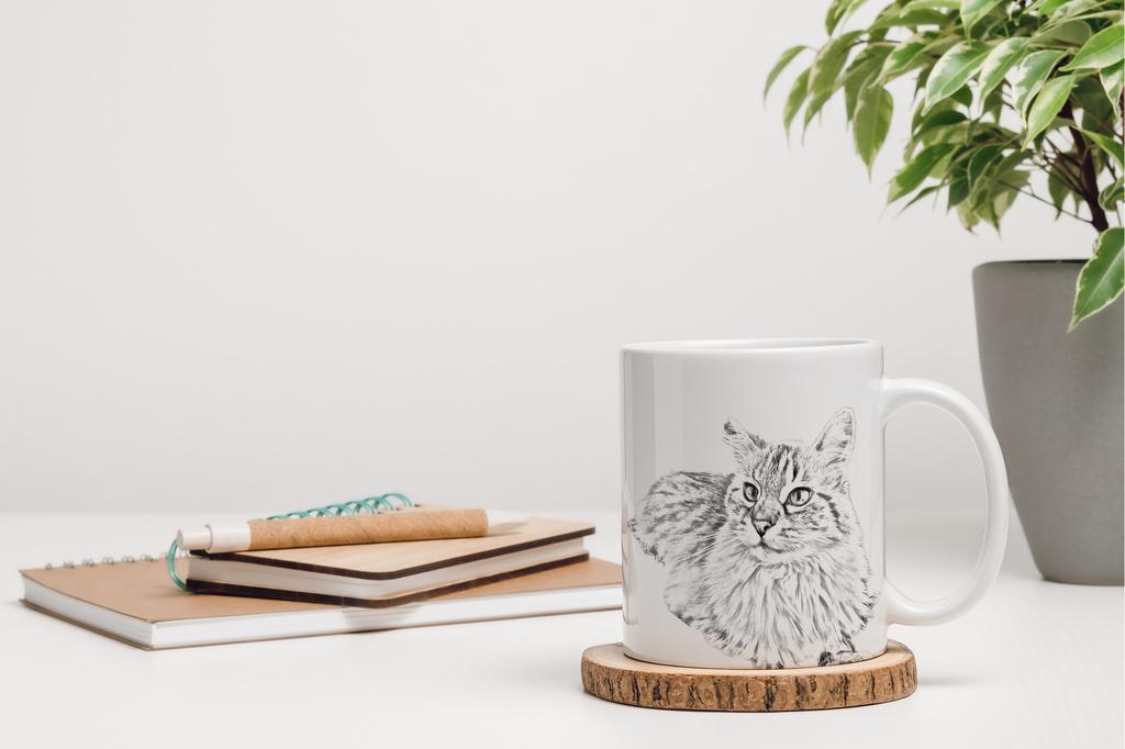 Balinese - Cat Mug, Cheerful Mug for a Dog Lover, Personalized Gift from the Art-Dog Brand
