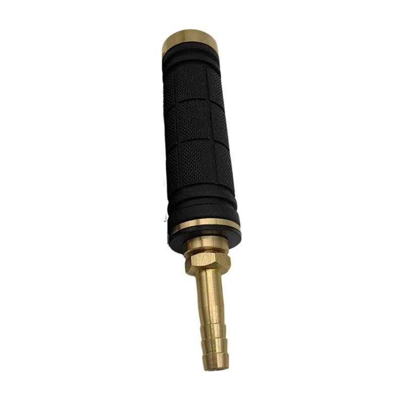 Quick Connecting Gas Lamp Adapter Copper Rubber Texture Outdoor Gas Lights Connectors for Night Camping Extended Handle