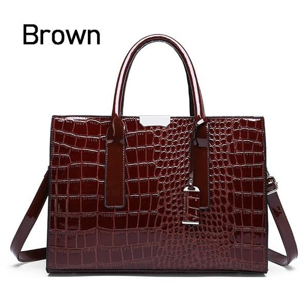 Designer Handbags for Women Crossbody Bags Tote Crocodile Print Leather Handbag Designer Ladies Bag