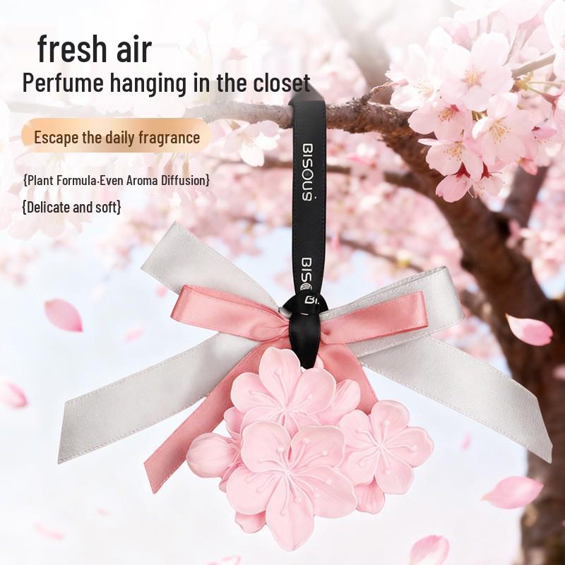 Scented Wardrobe & Car Hanging Aroma Tablets – Long-Lasting Fragrance for Home, Bedroom, and Closet Freesia