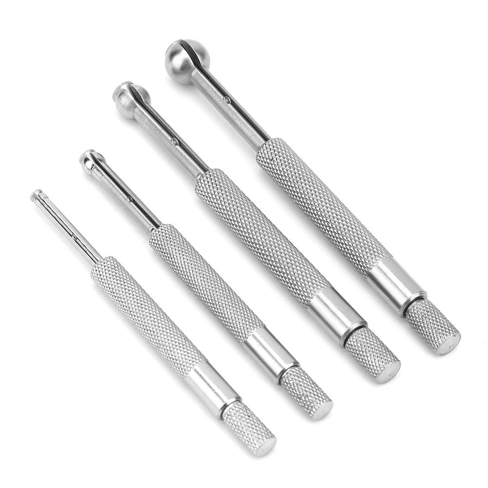4Pcs     Type, Manganese Steel Inner Diameter, 3-13mm Hole Bore Gauge, telescopi esign for small holes, slits, and   measuring