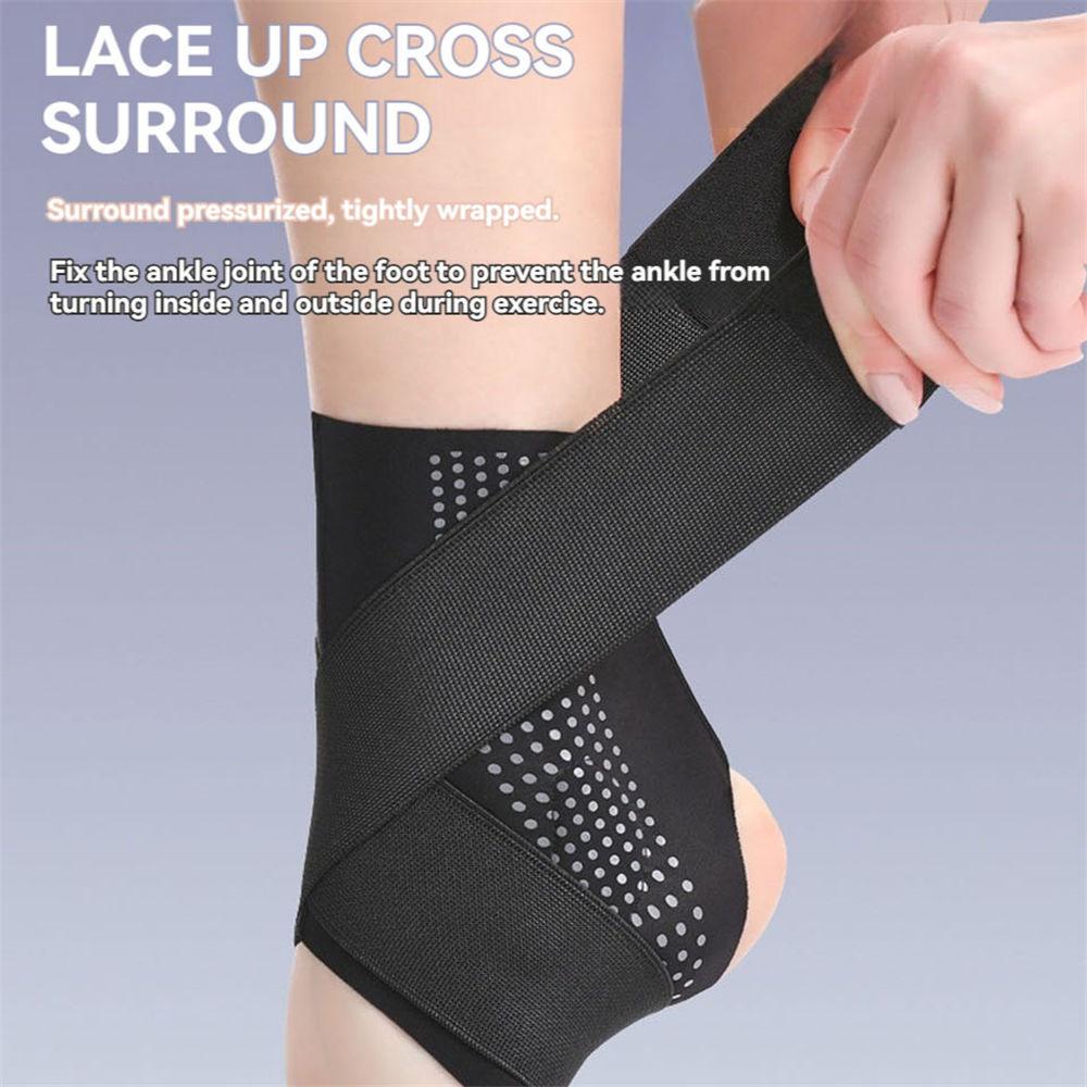 1 Paar Knöchelbandage Verstellbare Kompression Knöchelstütze für verstauchte Knöchel Starke Unterstützung und Atmungsaktive Knöchelstütze
