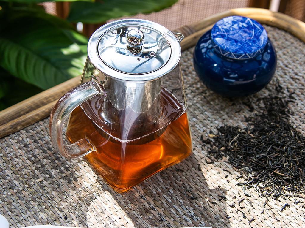 Glass Kettle Teapot For Herbal Tea Infuser Glass Gift 4