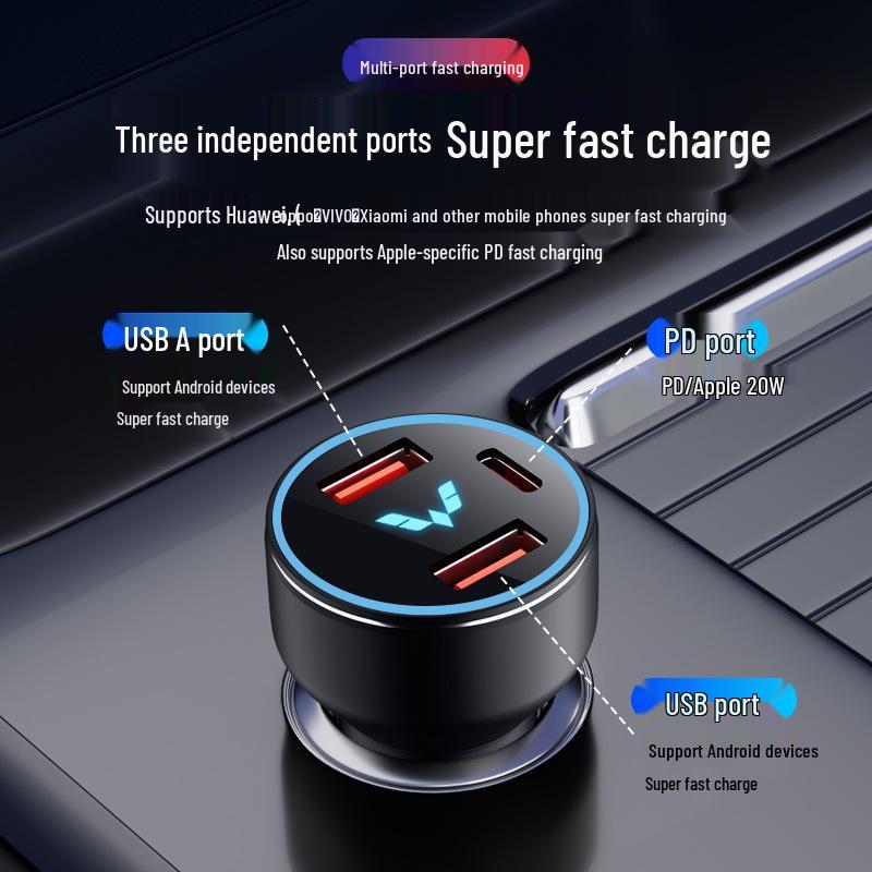 Wuling Hongguang Car USB Charger: Compatible with Mini, S1, S3, V, Plus, and Xingchen models.