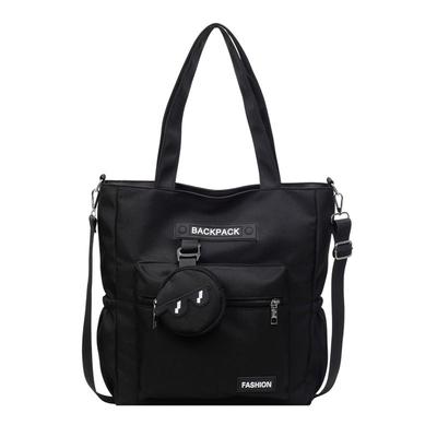 Bolso de mano para viajes y desplazamientos de moda, bolsa para tutorías de gran capacidad, bolso de hombro cruzado simple e informal
