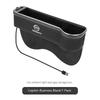 AUK2  Car USB Charging Colour Light Seat Gap Storage Box For Nissan X-Trail Qashqai Sentra Serena Tiida Teana Juke Leaf Micra Almera