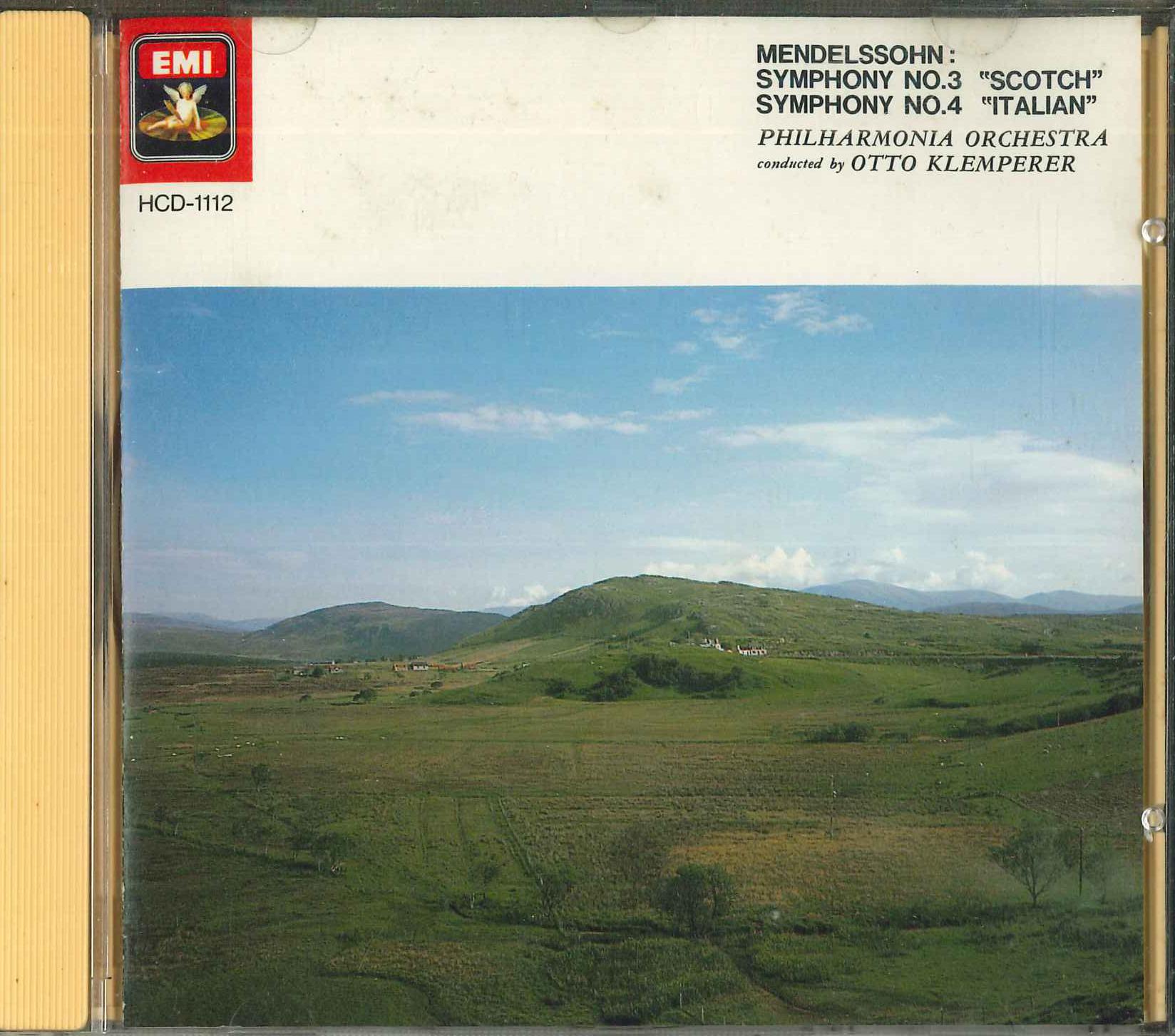 

CD OTTO KLEMPERER - Mendelssohn Symphony No.3 Scotch / HCD1112 EMI Japan Classical