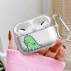 Couple Little Dinosaurs Clear Earphone Cases Cover Case For Airpods Pro3 Pro 1 4 2 3 Pro2