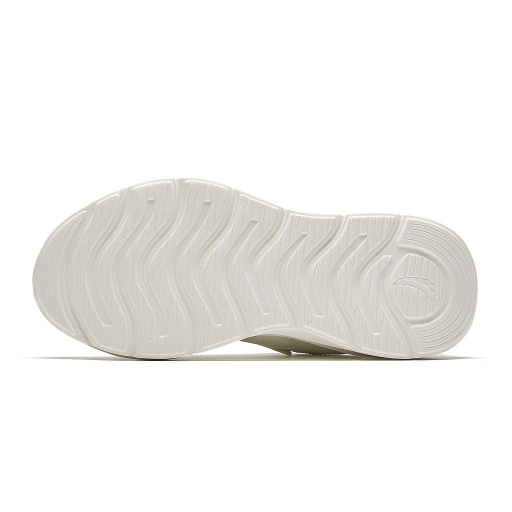 Anta Lightweight Release Leather Version Versatile Running Shoes Kids sneaker Ivory-White Light-Mist-Gray 922547702Q-1