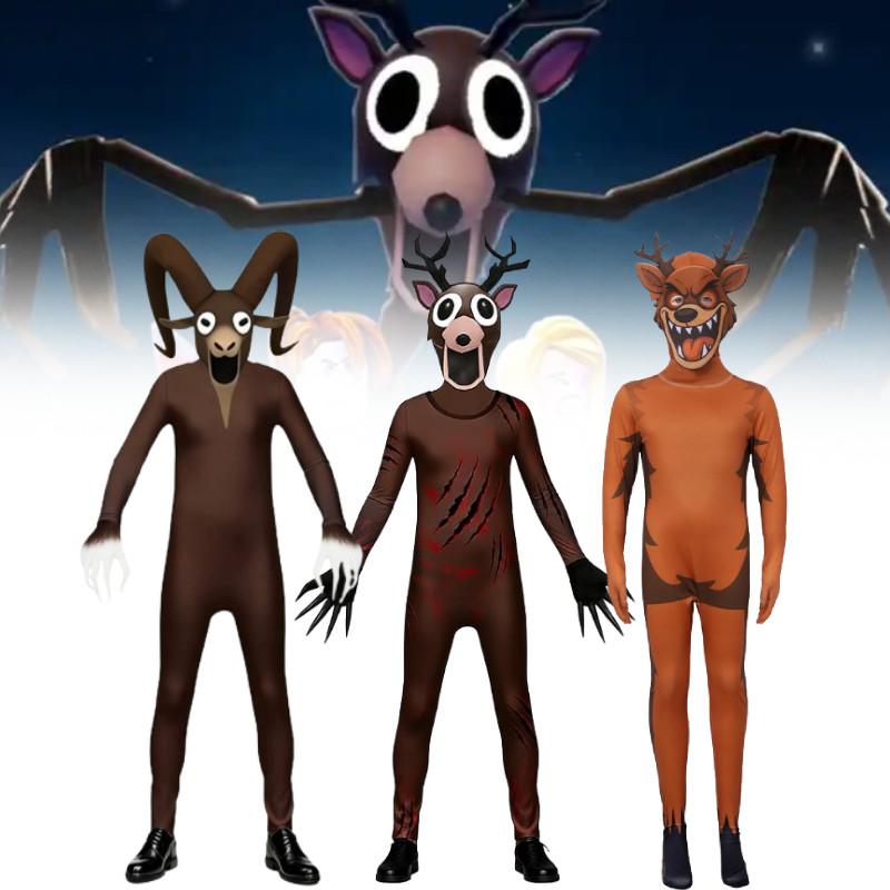 99 Deer The Nights In The Forest Deer Goat Cosplay Costume Halloween Jumpsuits