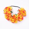 Bohemian Rose Wreath Headband for Halloween Party