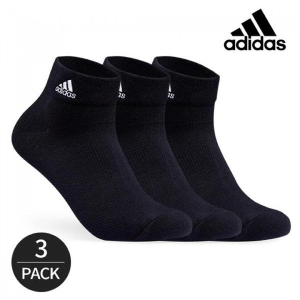 

Adidas Mens performance center threestripe banding ankle socks 3P BKP065376687