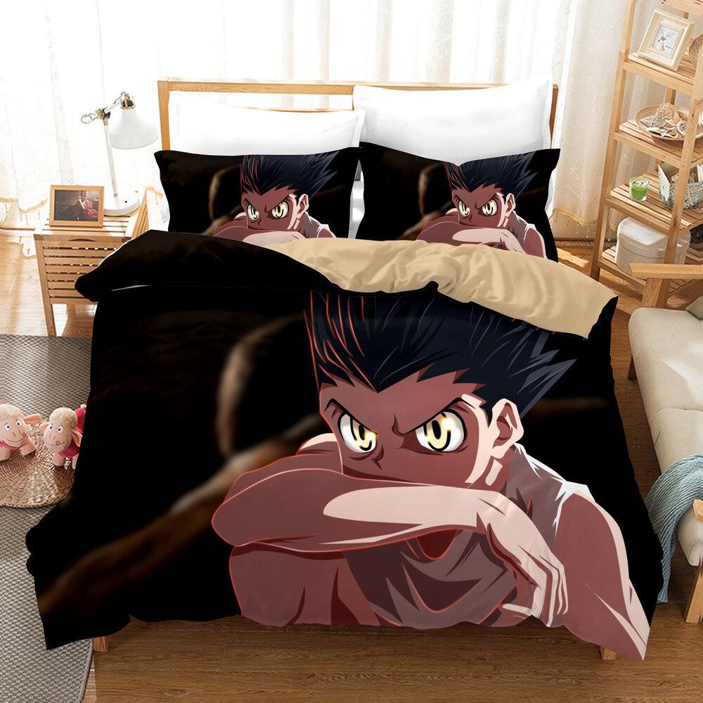 Game 3D Digital Printing Kit Quilt Cover Three-Piece Set