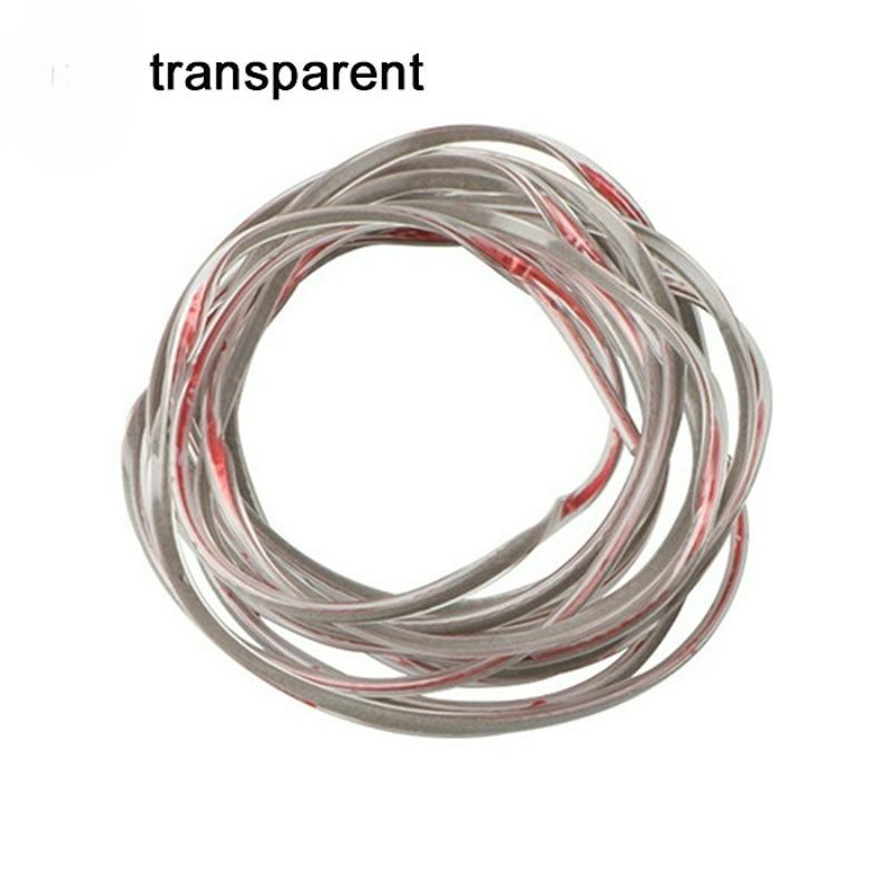 Autotür-Antikollisionsstreifen, U-Typ, universeller Autotürschutz, Kantenschutz, Zierleiste, Gummi-Kratzstoßstange 1M transparent