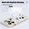 Cartoon Astonaut Planet Pattern Case For iPhone 16 Pro Max Magnetic For Magsafe Soft Cover For iPhone 17 15 14 13 Pro Max 17E 16E