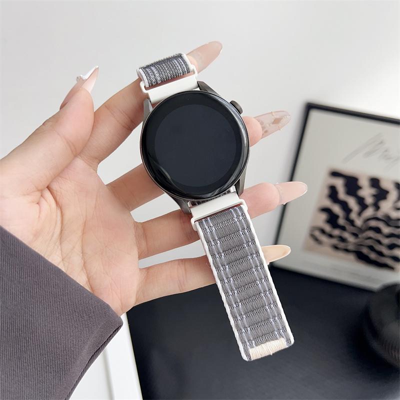 Nylon Loop Strap for Samsung Watch 6/5/5Pro 4/6 Classic Huawei Watch 4/3/GT3 20mm 22mm Bracelet Wristband Amazfit GTS/GTR 4 3