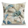 Art Floral Cotton and Linen Pillow Case Car Pillow Sofa Cushion