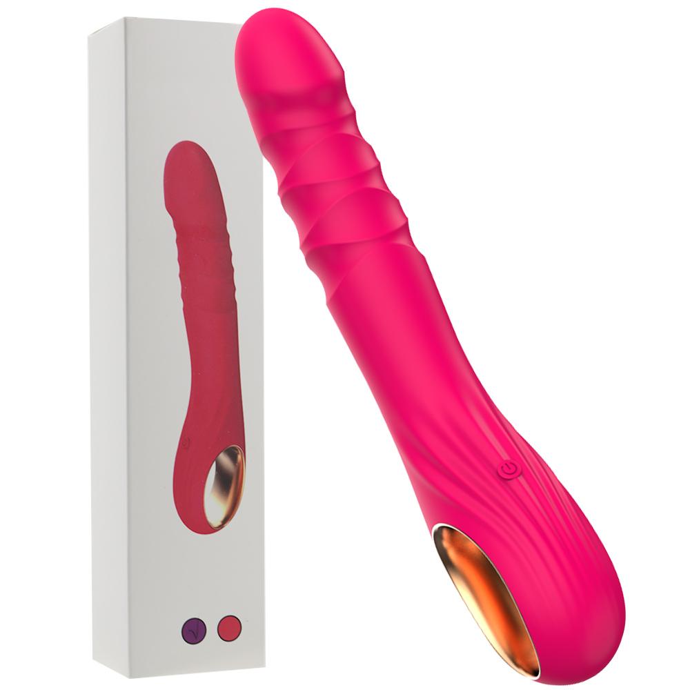 Dildo Thrusting Vibrator G pot Clitoral Anal Stimulator with 10 Thrusting Vibrating Modes Adult Sex Toy for Women Couples