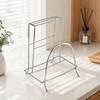 Countertop Cutting Board Organizer Stainless Steel Chopping Storage Rack And Knife Holder for Kitchen Countertop, Vertical Drain Stand Boards