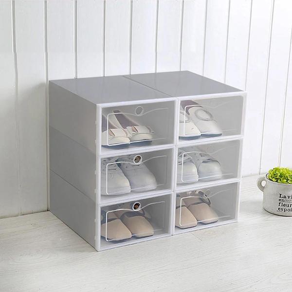 Shoe boxes, cabinet, shelf, strong, modular, for wardrobe, hallway, 33x23x14