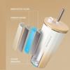 Stainless Steel Water Bottle Large Capacity Insulation Cup Drinkware Thermal Cup  Ice Cream