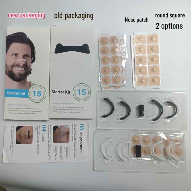 Magnetic Nasal Breathing Strips for Congestion Relief and Enhanced Breathing