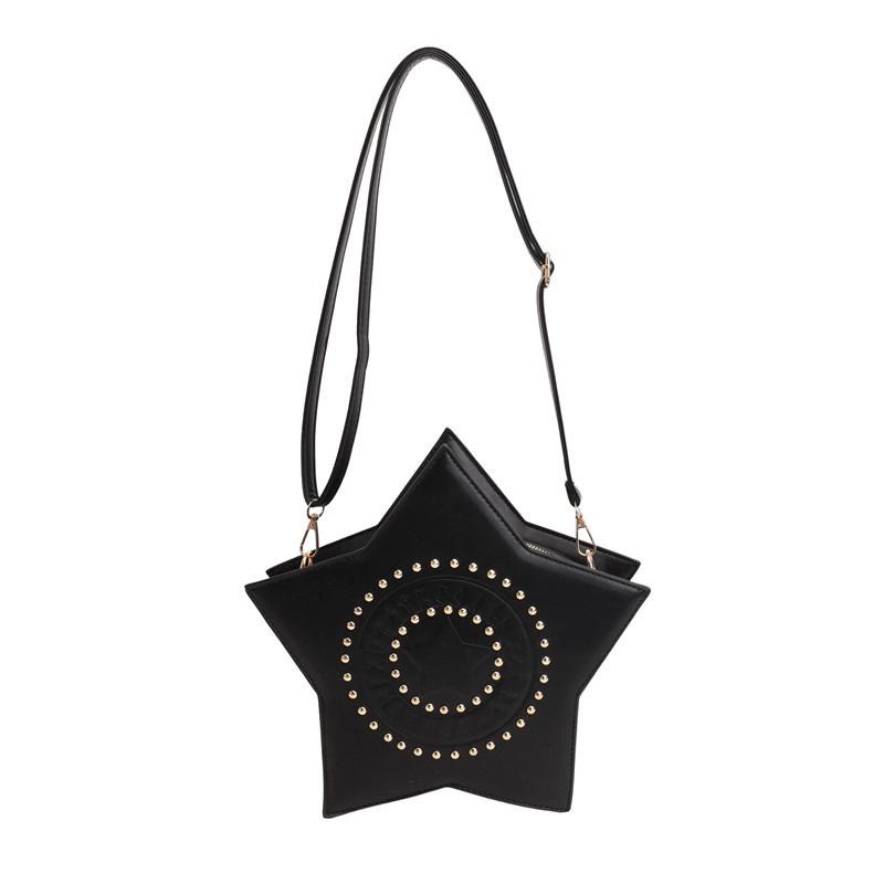 Starry Sky Fashion Backpack With Rivet Decor For Casual Travel And Daily Use