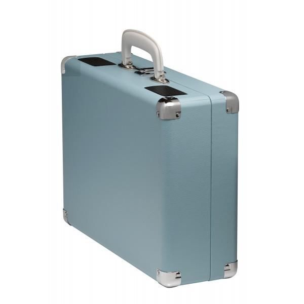 Platine Vinyle Tourne-Disque DENVER VPL-120 Bleu - USB - Haut-Parleurs - 33 1/3, 45, 78 tr/min